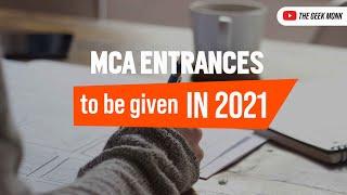 MCA/MSc Entrance Exam for 2021   | Entrance Exams List 2021