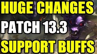 Biggest Support Changes EVER 13.3 League of Legends Support Tier list