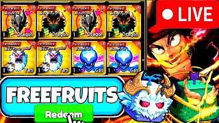 LIVE! BLOX FRUITS LIVE PERM FRUITS GIVEAWAY TO EVERYONE LIVE IN BLOX FRUITS! (Blox Fruits Giveaway)