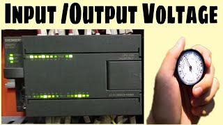 Siemens PLC input-output voltage check|| S7-200;CPU-224