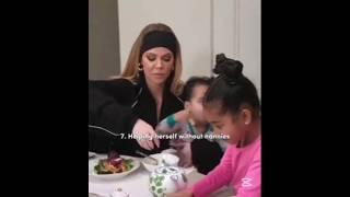 Khloe Kardashian's daughter made breakfast for her