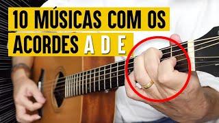 Aula de Violão: 10 músicas fáceis com os acordes A D E (sem pestana)