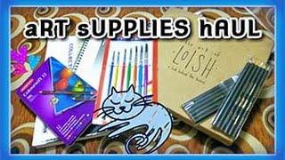 ART SUPPLIES HAUL!!! | Derwent Coloursoft | The Art of Loish | Fabercastell | Helik Thakur