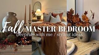 Master Bedroom MAKEOVER | Fall Decorate With Me 2024 | Budget Friendly Fall Decor & more...