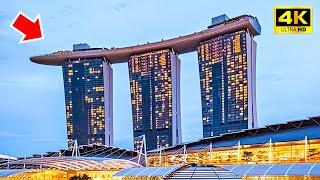 Marina Bay Sands, Singapore Luxury Hotel Full Tour：Infinity Pool, Orchid Suite, Club Lounge, etc（4K）
