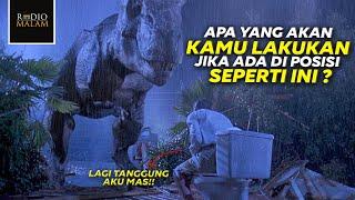 NGUMPET DI TOILET MALAH JADI SANTAPAN DINOSAURUS - Alur Film Jurassic Park (1993)