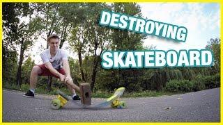 Hardcore SKATEBOARD CRASH TEST (blowing up, sledgehammer, car)