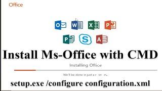 How to Install Microsoft Office with Command Prompt CMD