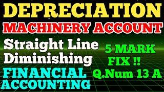 MACHINERY ACCOUNT AND DEPRECIATION BBS 1ST YEAR ll Accounting Bbs 1st Year Depreciation Machinery