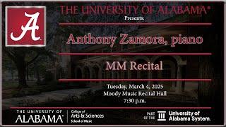 03-04-25 | Anthony Zamora, piano, MM Recital