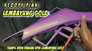 SCOOPY PINK + LEMBAYUNG GOLD ADA MANIS-MANISNYA