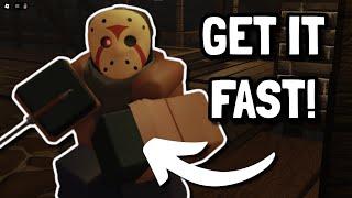 HOW TO GET THE JASON SLASHER SKIN FAST & EASY! // JASON QUEST | Roblox Tower Defense Simulator TDS