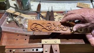 Getting a flat surface background on a model ship carving