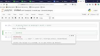 Basics Of Jupyter Notebook