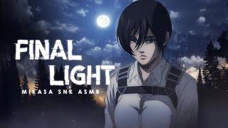 Attack on Titan ASMR | Evening Talk with Mikasa Before Battle [SNK RP] [f4A]