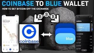 How to Send Bitcoin From Coinbase to Blue Wallet Tutorial | Transferring Bitcoin | Lesson 3