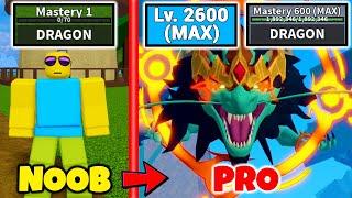 Noob to Pro using *DRAGON REWORK* in Blox Fruits | Eastern and Western Dragon