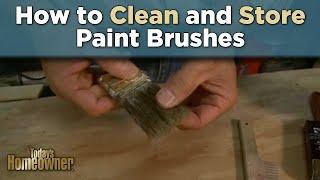 Simple Solutions: How to Clean and Store Paint Brushes