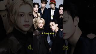 Top 10 Popular Kpop Groups All Over The World 2025 #kpop #facts #viral #trending #fyp #top10 #shorts