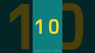10 Second Countdown Timer | EXPLODING  NUMBERS