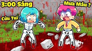 HIHA 3 GIỜ SÁNG KÍCH HOẠT THÀNH CÔNG MƯA MÁU ĂN MÒN TRONG MINECRAFT*HIHA MƯA MÁU 