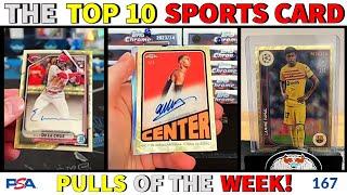 ONE OF THESE CARDS CAME OUT OF A $30 BLASTER BOX!  | TOP 10 SPORTS CARD PULLS OF THE WEEK | EP 167