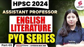 HPSC 2024 English Literature Classes | Important PYQs Series - 04 | Ayesha Mam