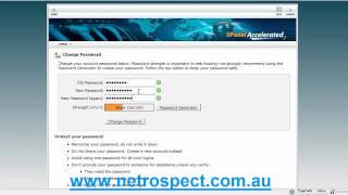 cPanel Video Tutorial - Change Password