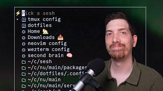 Smart tmux sessions with sesh