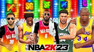 THE *NEW* MOST OVERPOWERED BUILDS FOR EVERY POSITION ON NBA 2K23 CURRENT GEN! BEST BUILDS IN 2K23!