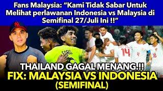 FIX : Timnas Indonesia u-19 Jumpa Malaysia U-19 Di SemiFinal AFF U-19 2024 !