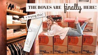 THE BOXES ARE HERE! Nesting, Wardrobe Organization, & NEW Purito BB Cream // Our Move To New Zealand