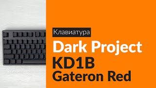 Распаковка клавиатуры Dark Project KD1B Gateron Red / Unboxing Dark Project KD1B Gateron Red