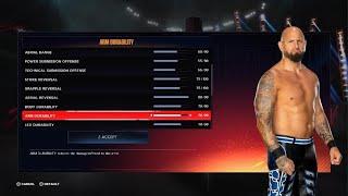 WWE 2K24 | Karl Anderson Updated Realistic Base Superstar Settings