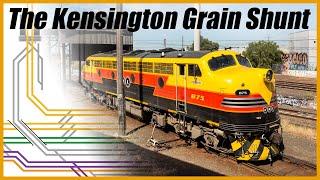 Grain Train in the Suburbs - The Kensington Shunt!