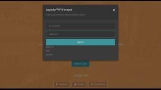 Edit Customize MikroTik Hotspot web login page with free login responsive professional template