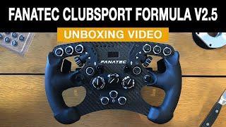 Unboxing Review FANATEC ClubSport Formula V2.5 Wheel