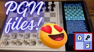 Saving PGN files from the Chessnut EVO to the Chess PGN Master app is made easy with latest update