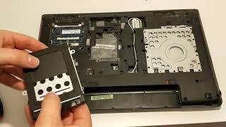 Lenovo g580 hard drive and memory replacement.