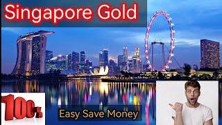 Singapore Tourist Buy Gold - 3 Tips to save money. GST refund & India custom rules #gold #singapore