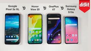 Pixel 3a XL vs Honor View 20 vs OnePlus 6T vs Samsung Galaxy S10e: Performance Comparison