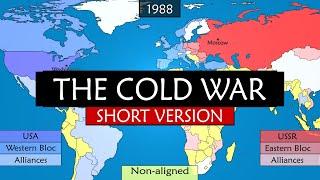 The Cold War - Summary on a Map