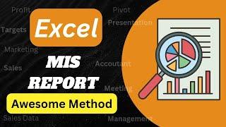 MIS report in Excel | how to create mis report in Excel #excel #pivot #exceltricks #exceltutorial