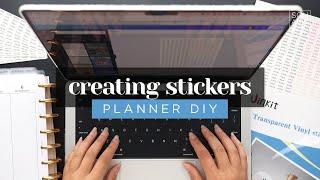 CREATING LIST STICKERS IN CANVA! How to Make Printable Stickers for Your Planner or Journal