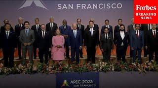 President Biden And President Xi Participate In An APEC Family Photo