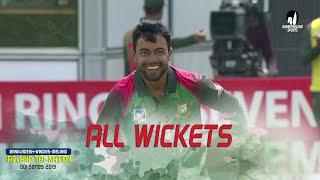 All Wickets || Ireland vs Bangladesh || 6th Match || ODI Series || Tri-Series 2019