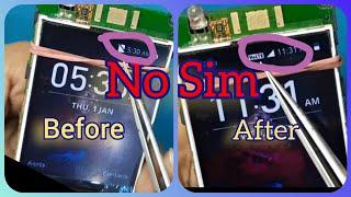 Jio phone f120b insert sim solution//f120b sim not working//jio phone sim not working