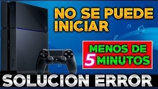 2023 *SOLUCION* error No se puede INICIAR tu ps4 CONECTA el DUALSHOCK 4 mediante un cable usb