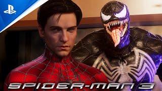 NEW 2007 Photoreal Tobey Maguire Raimi Cinematic Boss Fight VS Venom - Marvel's Spider-Man 2 MODS