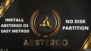 HOW TO INSTALL ABSTERGO OS WITHOUT DISK PARTION //EASY METHOD